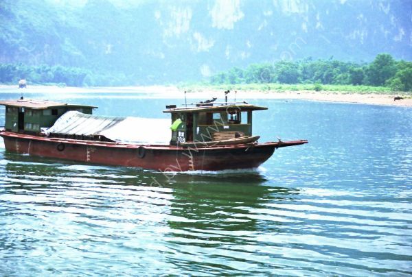 Laden River Boat, Zhujaing to Yangshuo